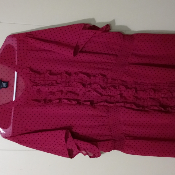 👑Torrid Sheer Blouse👑 - Picture 1 of 8